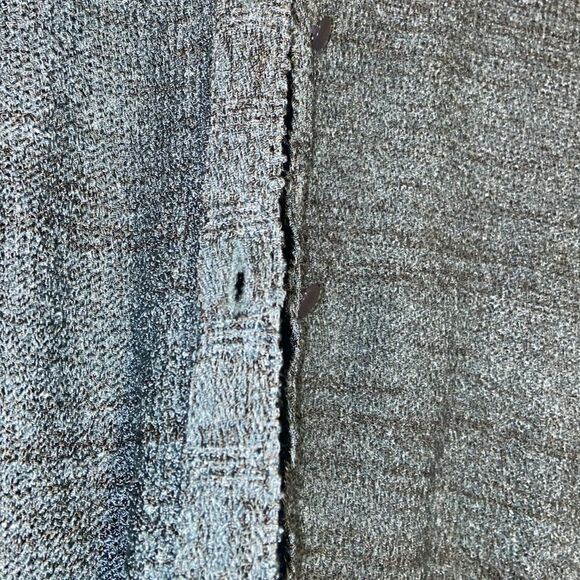 Ladies Brenda French for French Rags Turquoise and gray Cardigan size Large - Picture 3 of 11